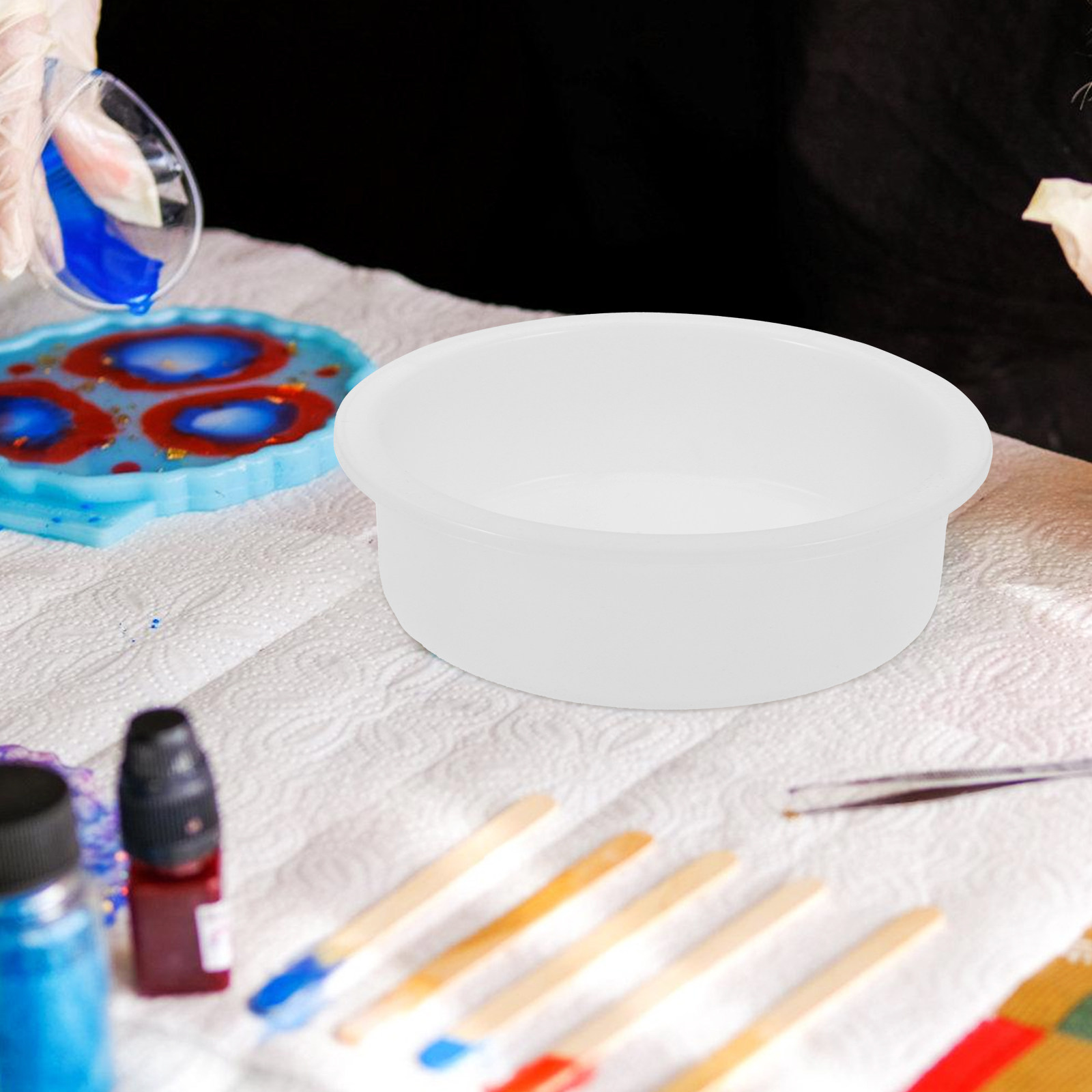 Resin Art Easy - Round Silicone Epoxy Resin Mold for