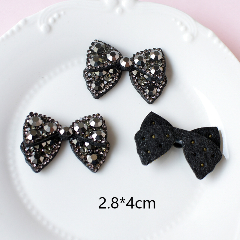 10Pcs Shining Black Butterfly  - Resin Art Earrings Material avis et prix