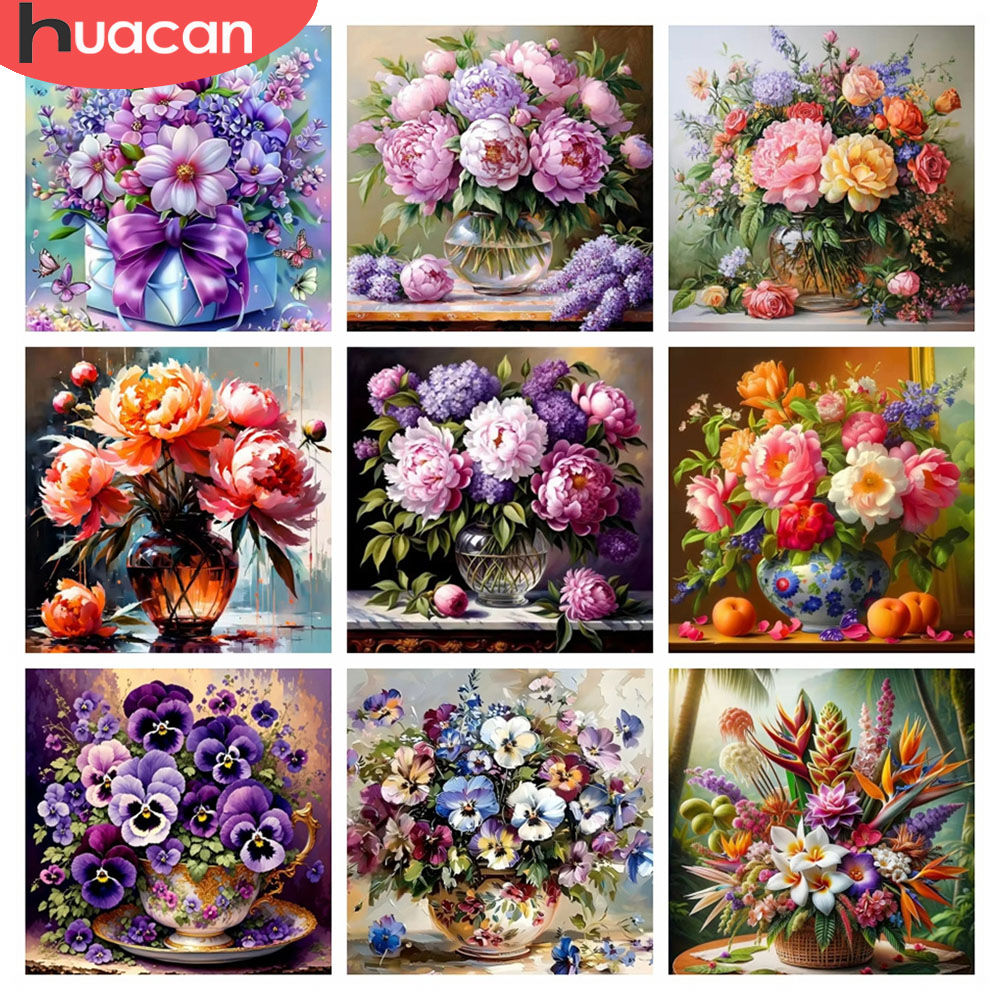 HUACAN 5D Diamond Mosaic Rose  - Resin Art Of Rose avis et prix