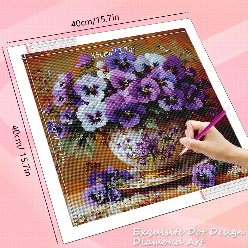 HUACAN 5D Diamond Mosaic Rose  - Resin Art Of Rose avis et prix