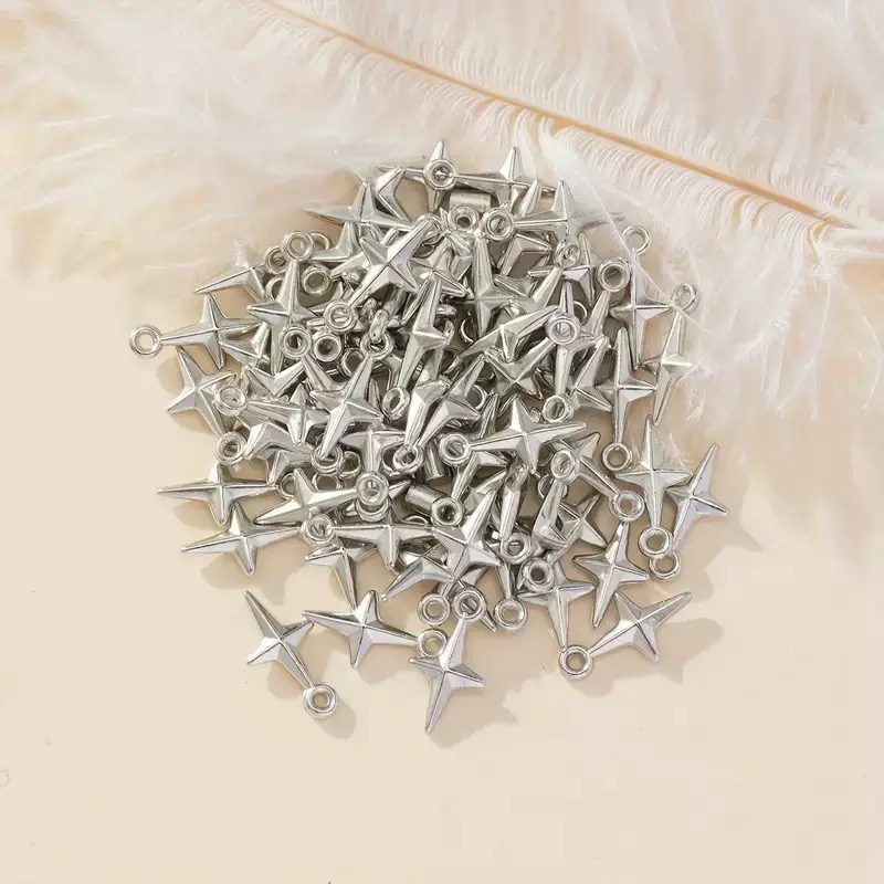 100pcs 16x8mm Charms Shining S - Resin Art Notes avis et prix