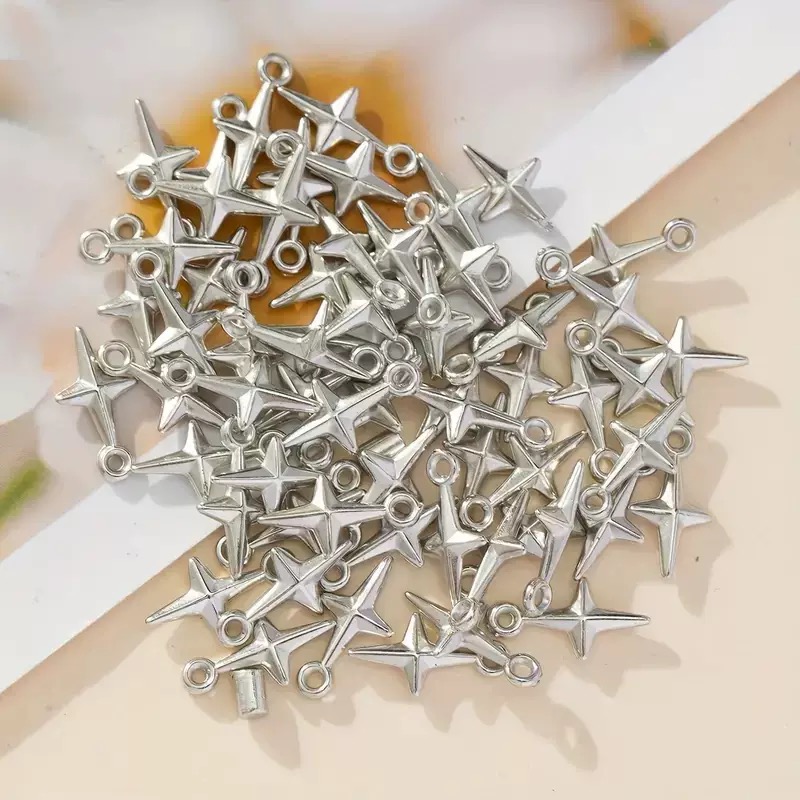 100pcs 16x8mm Charms Shining S - Resin Art Notes avis et prix