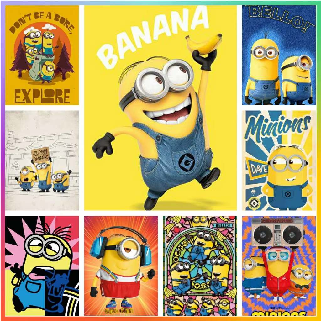 Cartoon Lovely Cute-M-Minions  - Resin Art Kits For Adults avis et prix