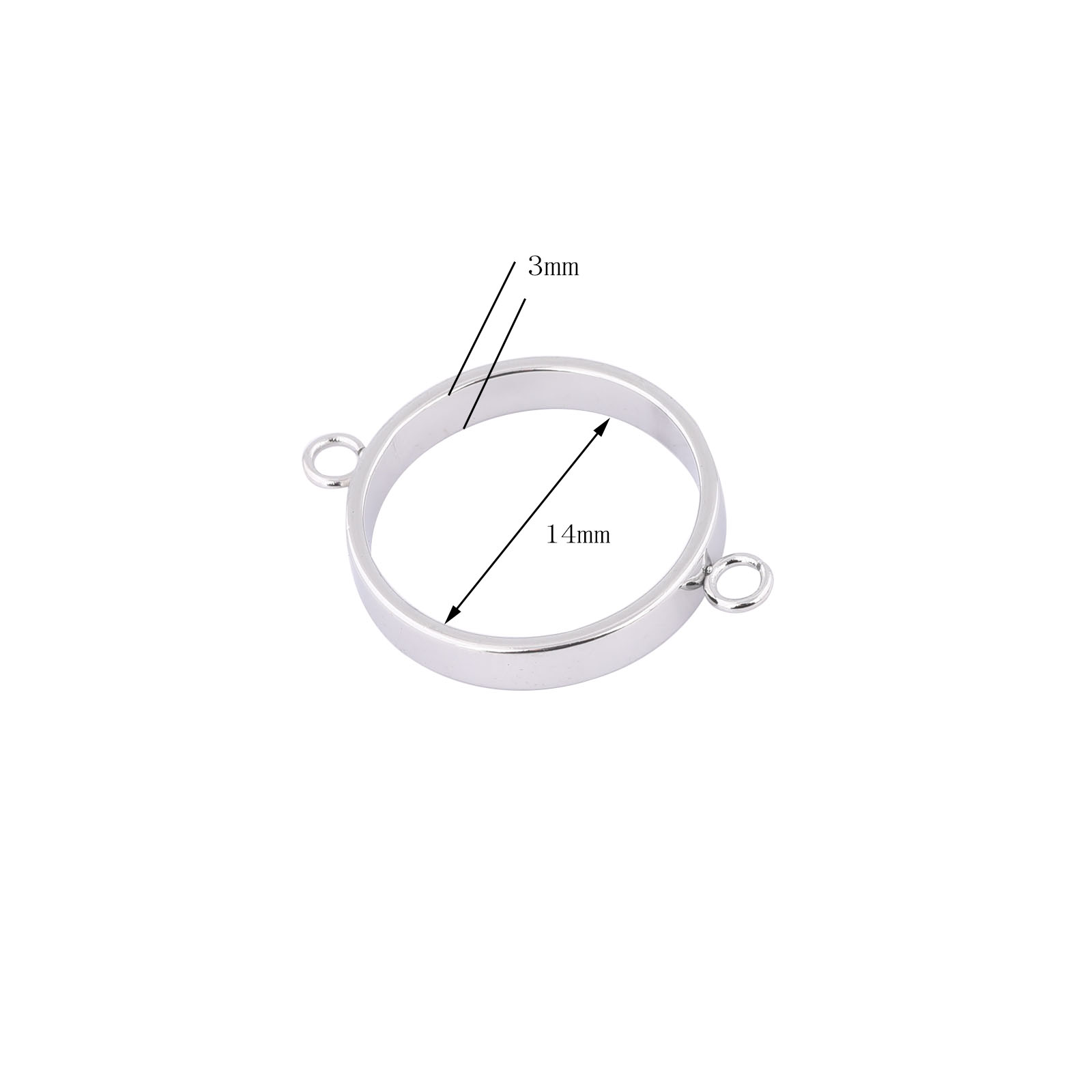10pcs Stainless Steel 14mm Ope - Resin Art Notes avis et prix