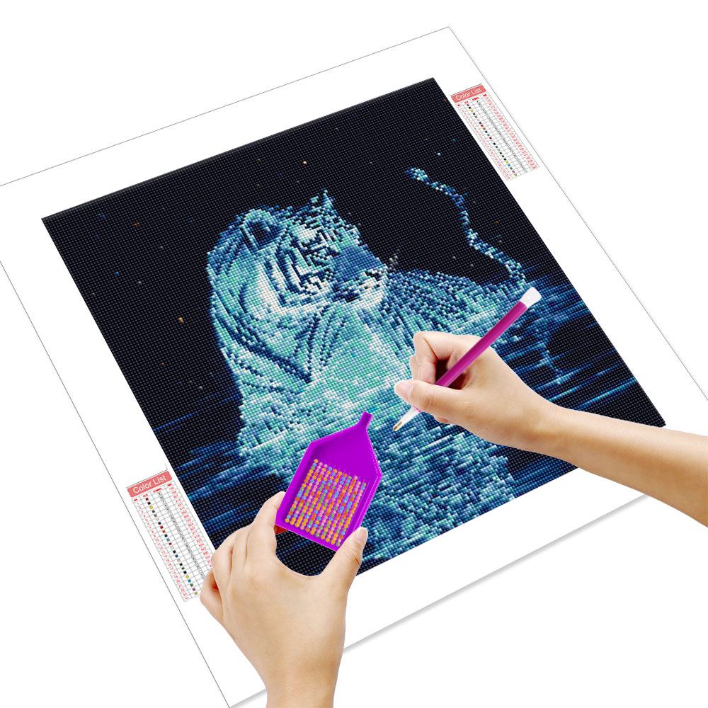 HUACAN 1pcs Diamond Painting G - Resin Art With Flowers avis et prix