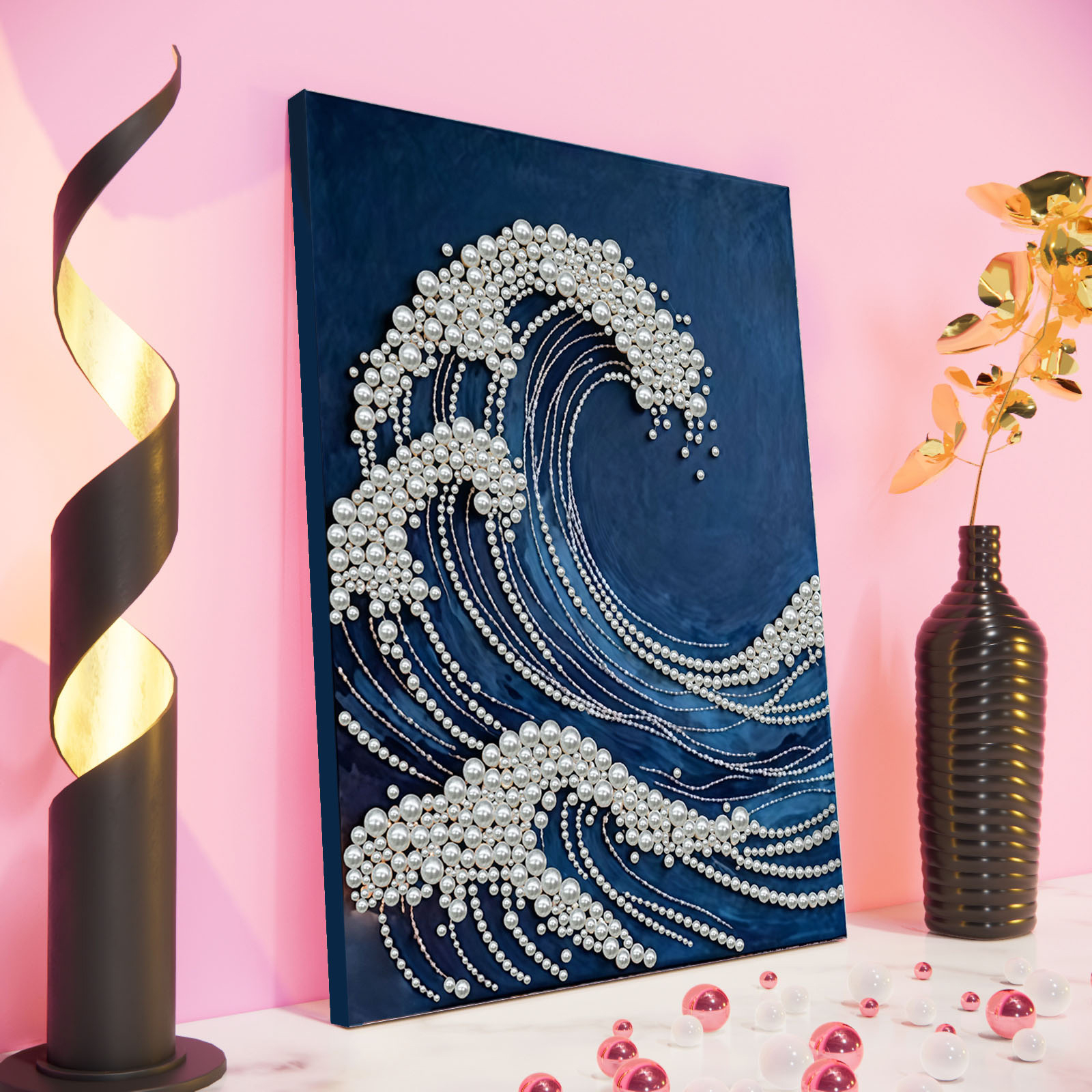Waves Pearl DIY Diamond Art Ki - Resin Art Ideas avis et prix