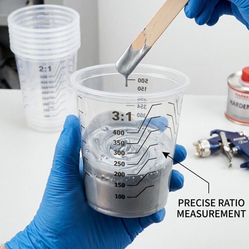 Transparent Plastic Measuring  - Resin Mixing Cup avis et prix