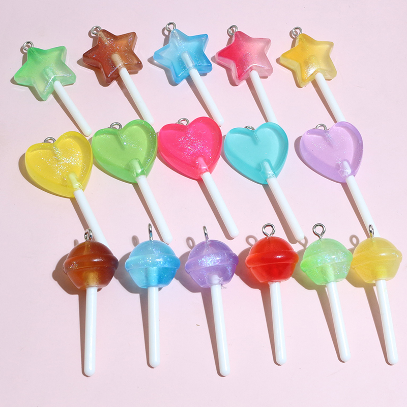 10pcs Mixed Colors Resin Cute  - Resin Art With Flowers avis et prix