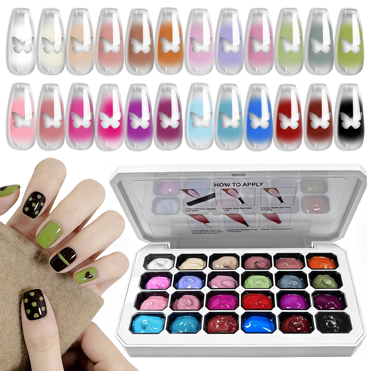 Mini 4IN1 Pat Ombre Gel Nail P - Resin Art Easy avis et prix