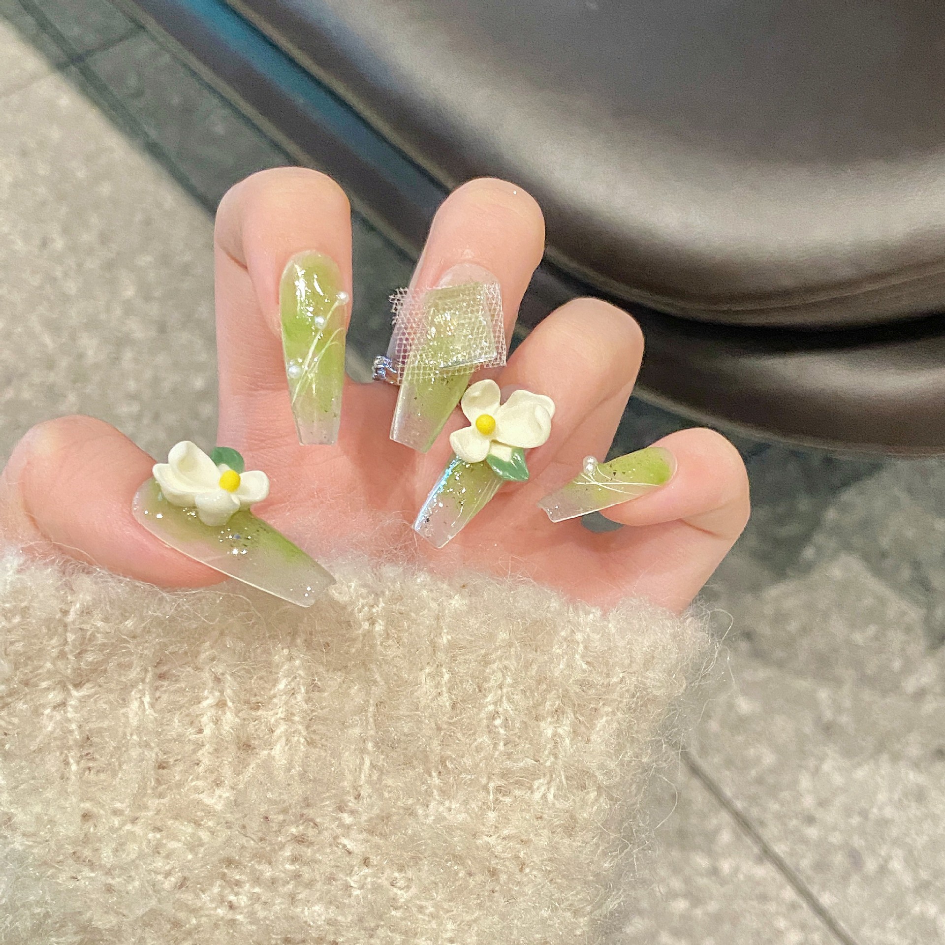 10pcs Pure Hand-Pressed Ultra- - Resin Art With Flowers avis et prix
