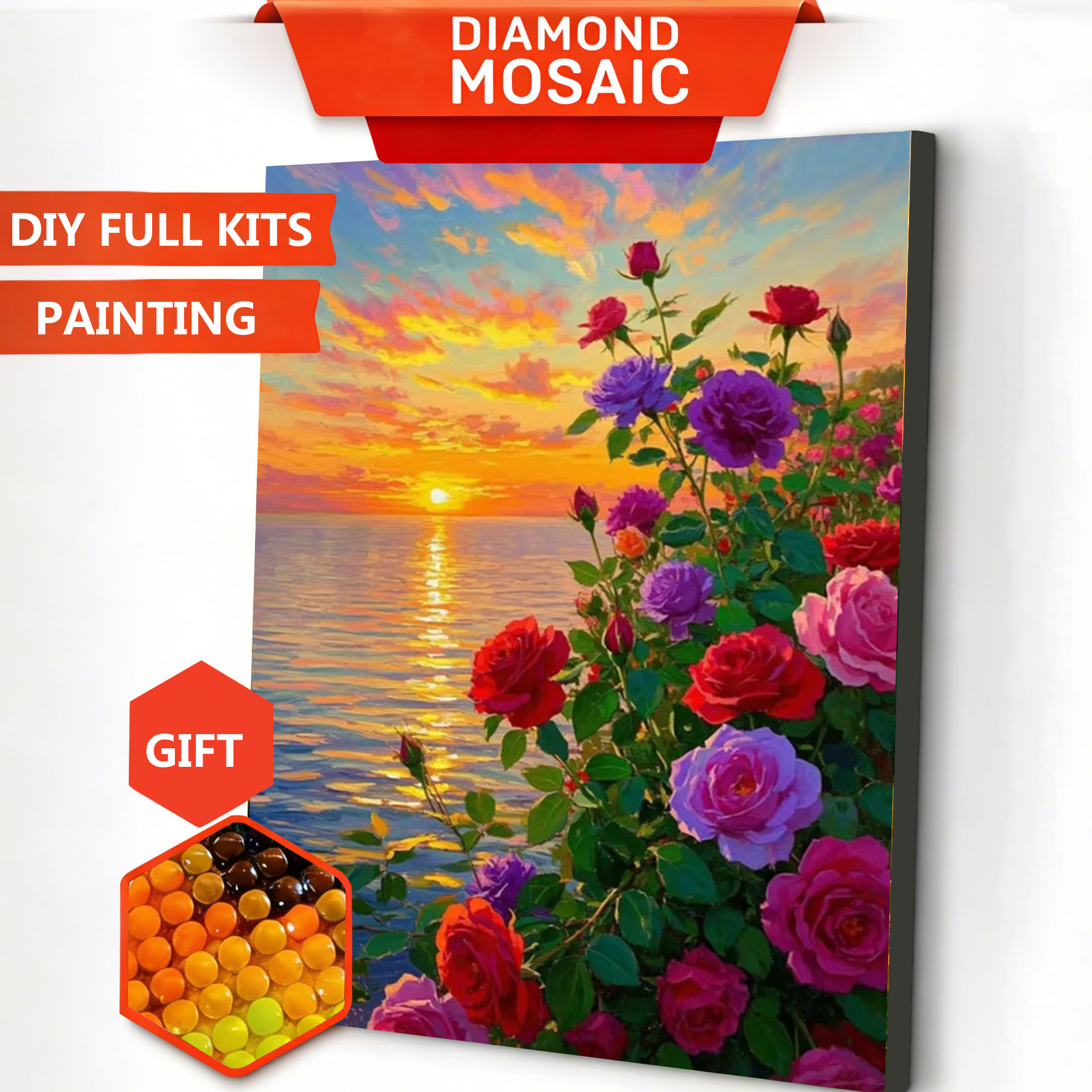 AZQSD Diamond Art Paintings Ro - Resin Art Of Rose avis et prix