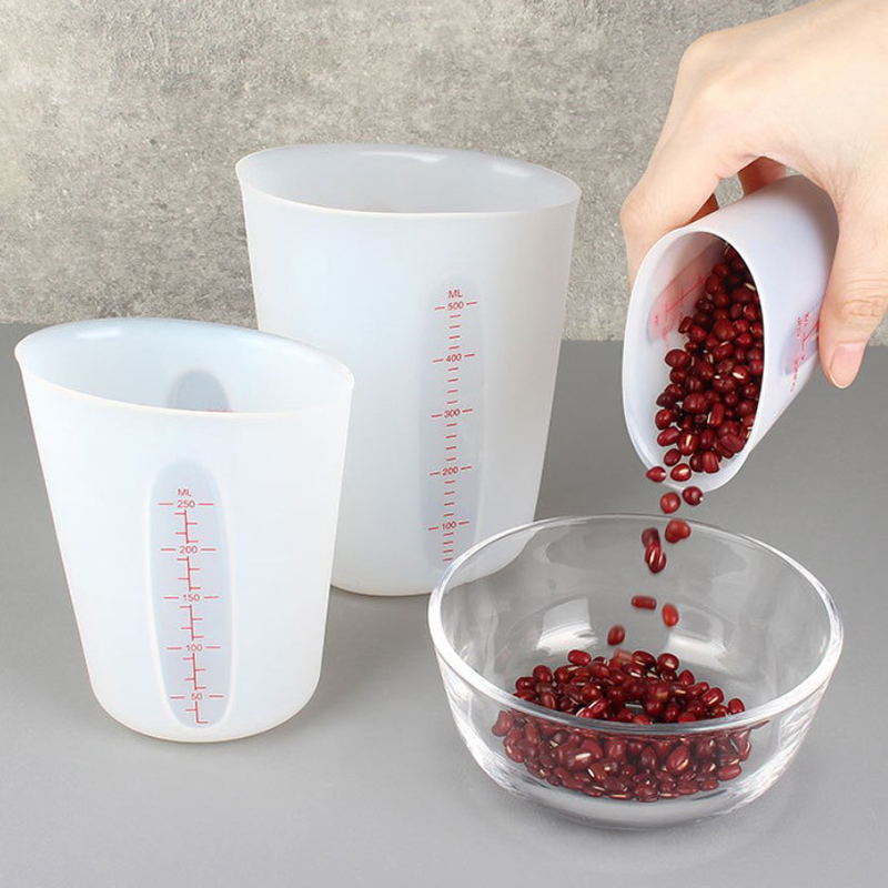 125/250/500ml Silicone Measuri - Resin Mixing Cup avis et prix