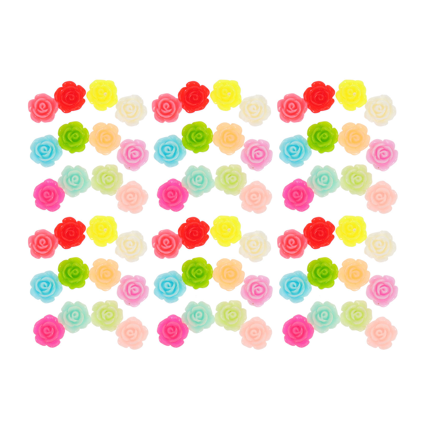 50Pcs Stereo Resin Rose Flower - Resin Art Of Rose avis et prix