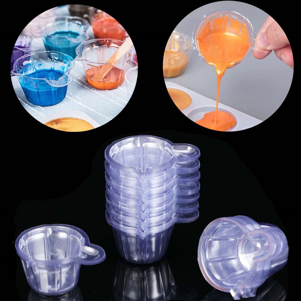 10/20/50/100Pcs 40ML Plastic D - Resin Mixing Cup avis et prix