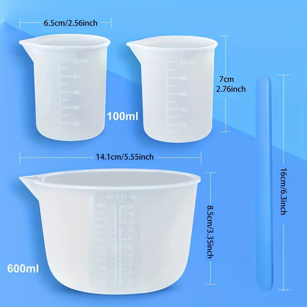 Silicone Measuring Cups, Resin - Resin Mixing Cup avis et prix