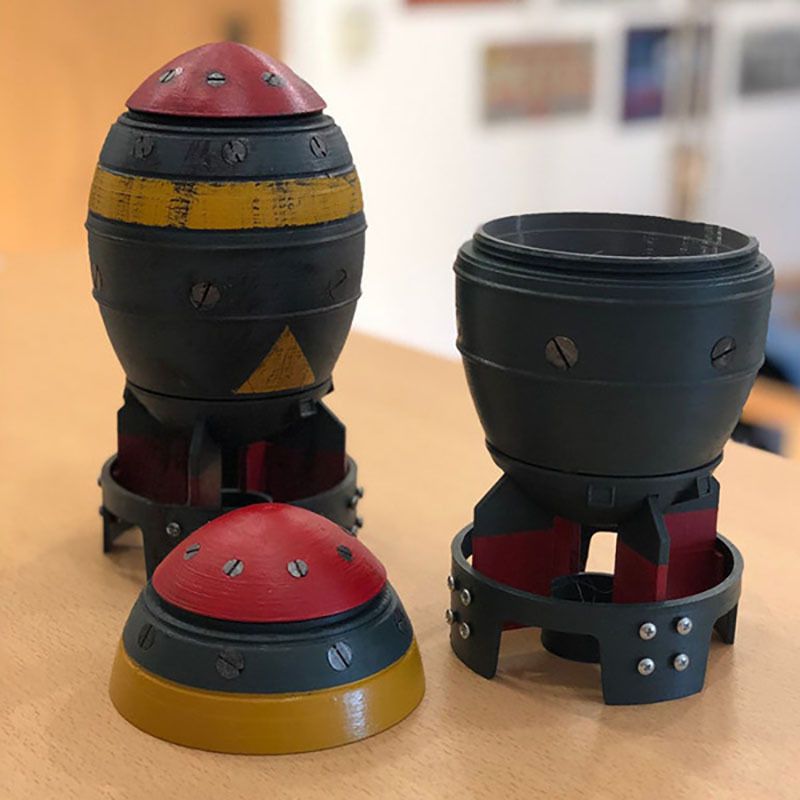 New Mini Nuke Bomb Storage Box - Resin Art Table Top avis et prix