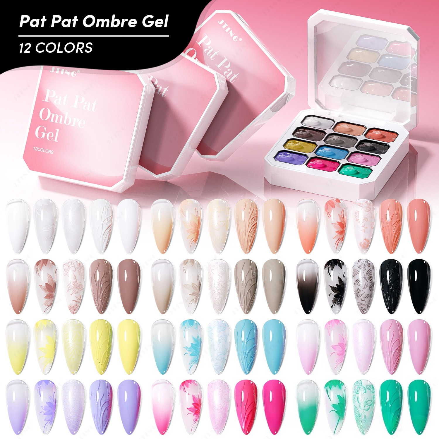 12Colors 4IN1 Pat Ombre Gel Na - Resin Art Easy avis et prix