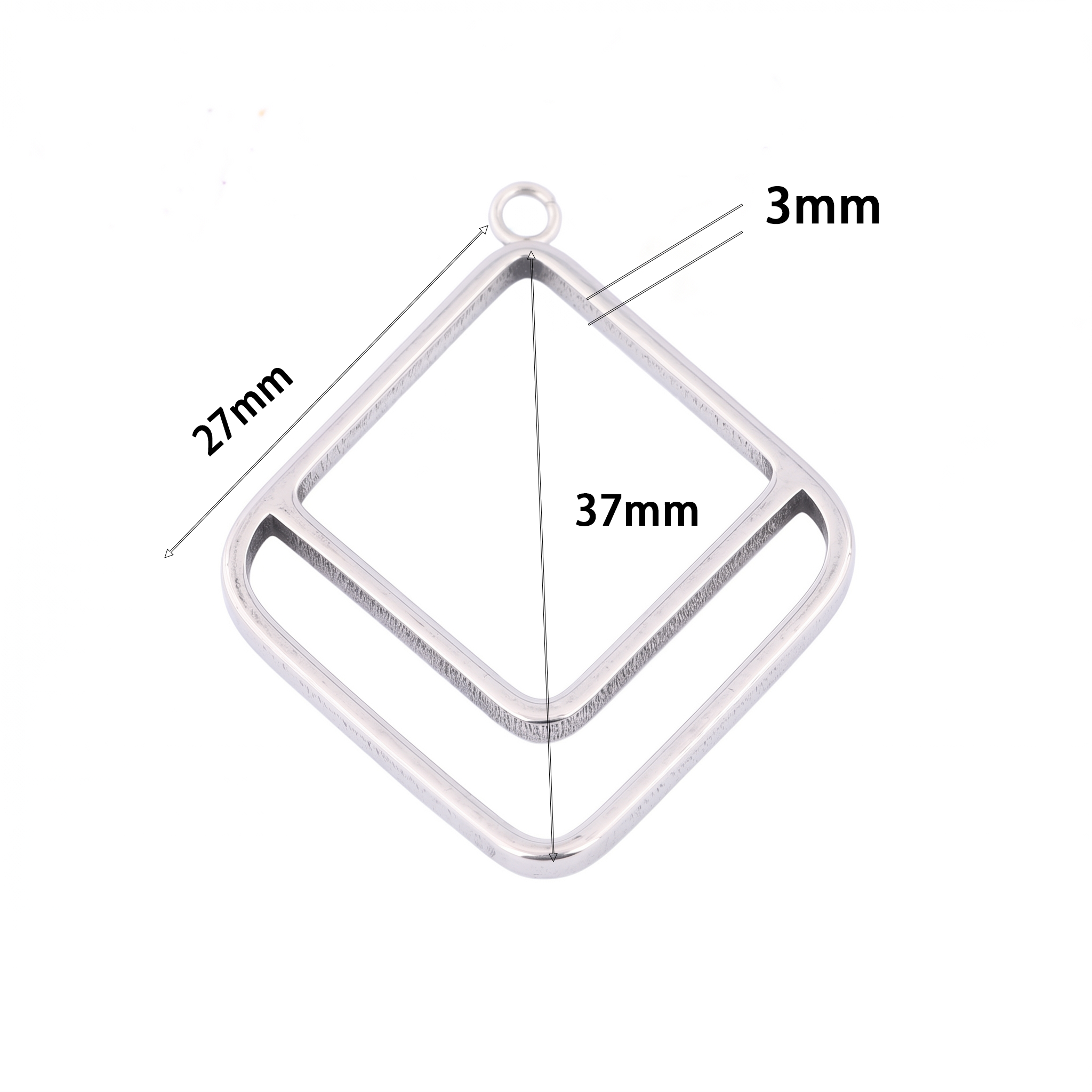 10pcs Square Triangle 3mm Thic - Resin Art Notes avis et prix