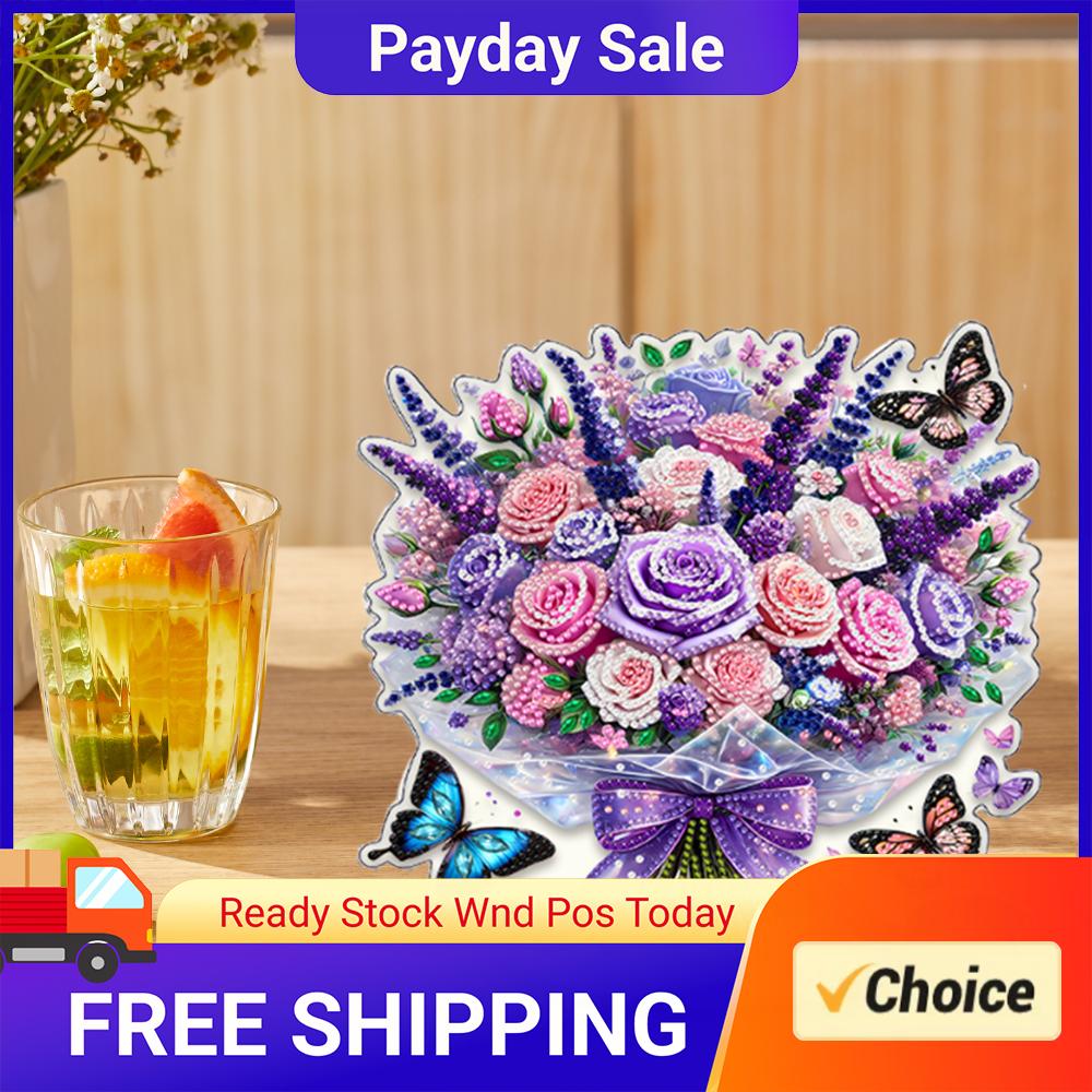 Flower DIY 2D Flat Acrylic Dia - Resin Art Table Top avis et prix