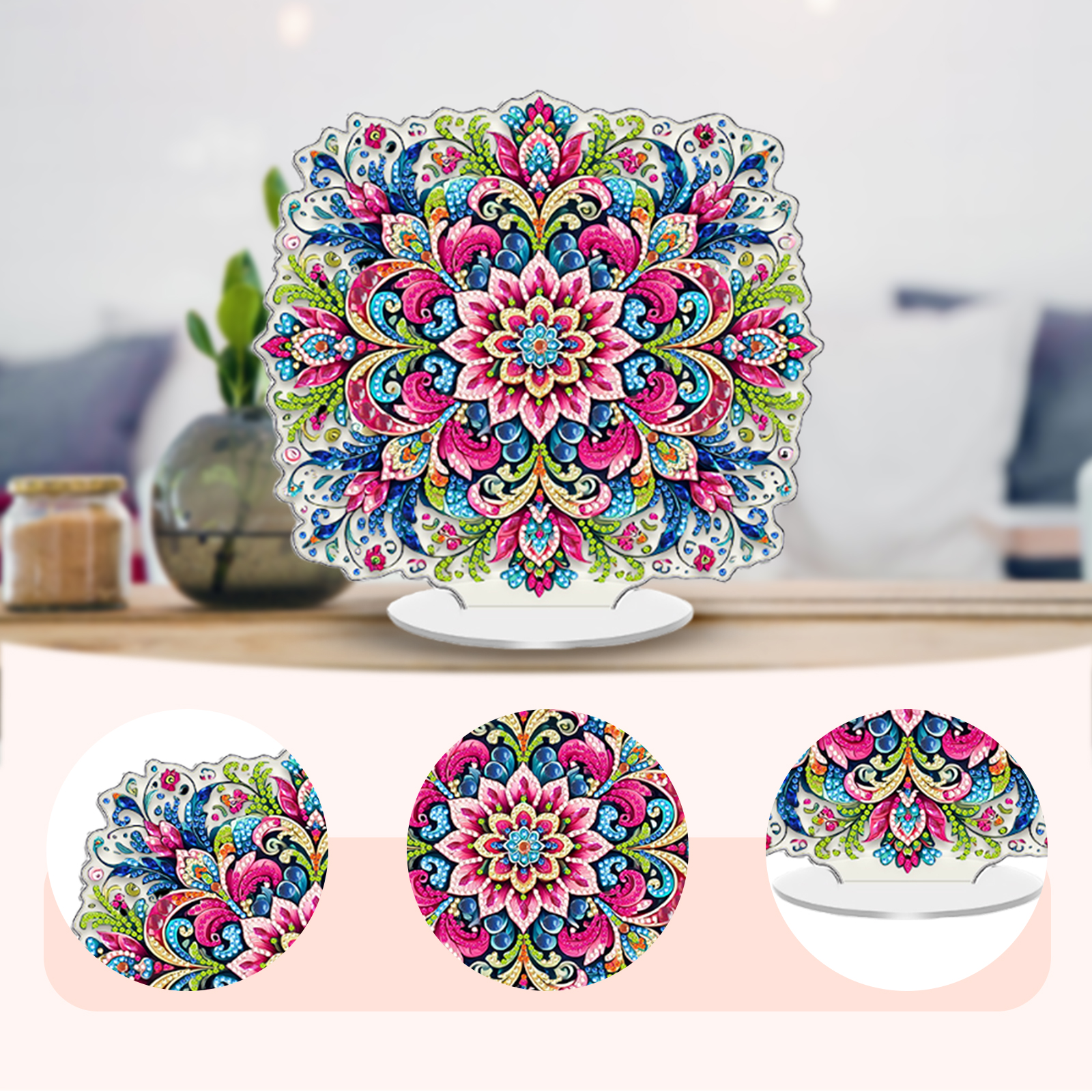 Flower DIY 2D Flat Acrylic Dia - Resin Art Table Top avis et prix