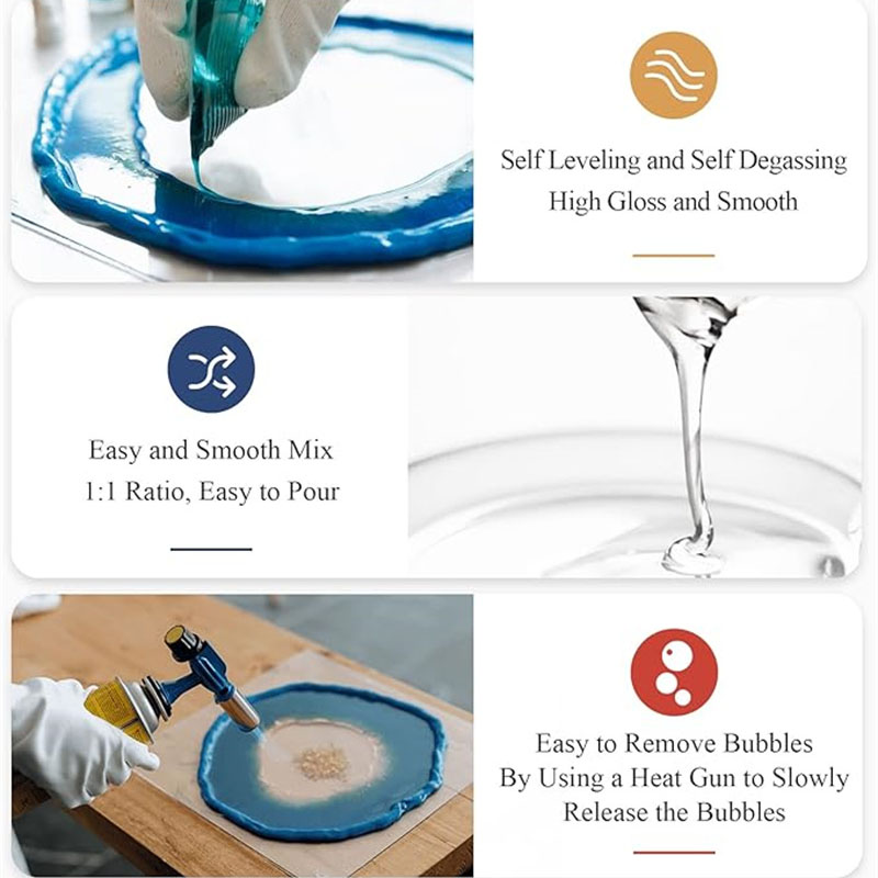 Crystal Clear Epoxy Resin Kit  - Resin Art Table Top avis et prix