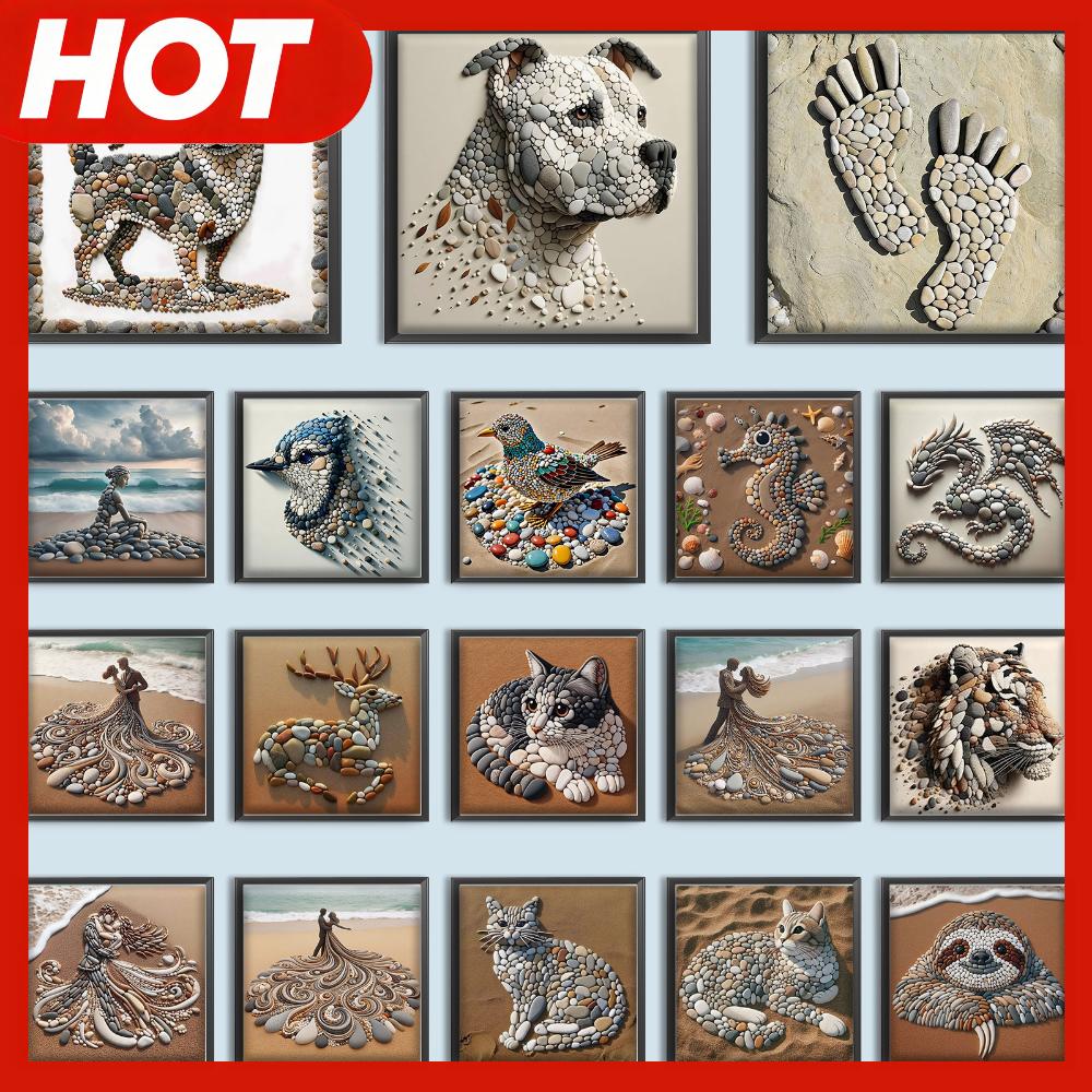 Stone Art Full DIY 5D Round Dr - Resin Art Ideas avis et prix