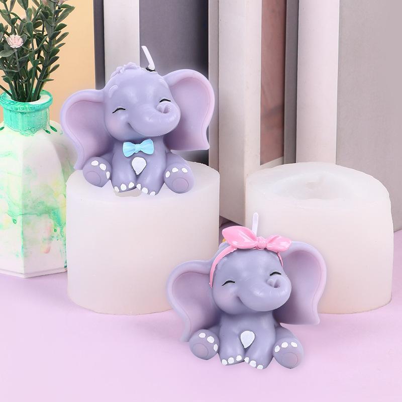 Cute 3D Elephant Silicone Cand - Resin Art Easy avis et prix