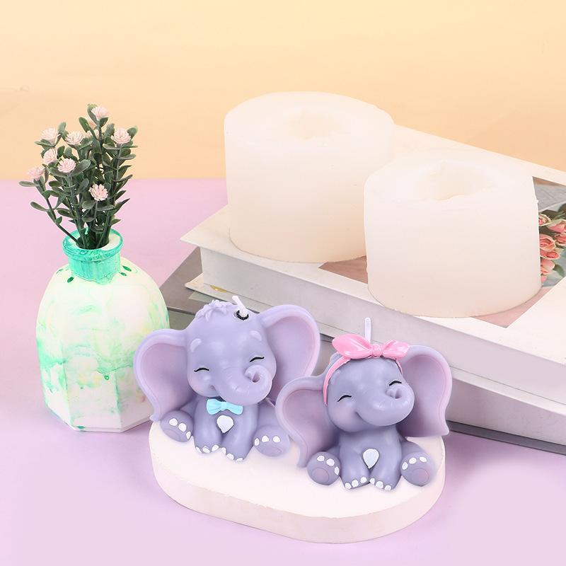 Cute 3D Elephant Silicone Cand - Resin Art Easy avis et prix