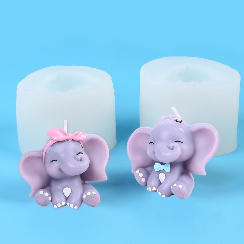 Cute 3D Elephant Silicone Cand - Resin Art Easy avis et prix