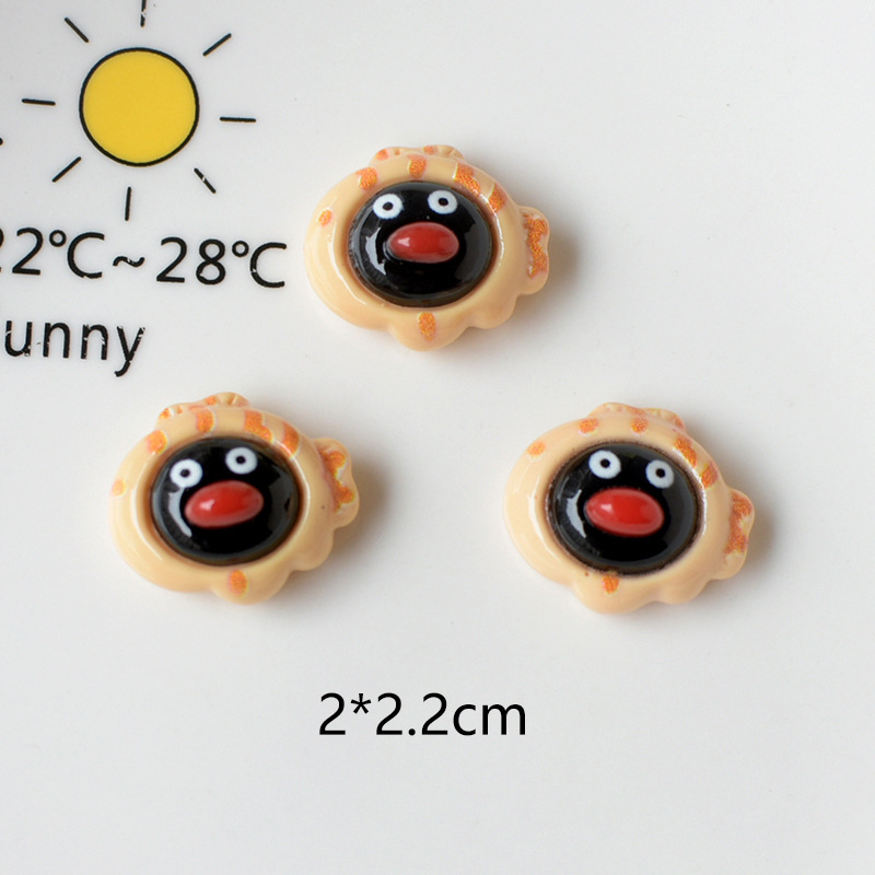 10Pcs Cute Penguin Fish Flatba - Resin Art Earrings Material avis et prix