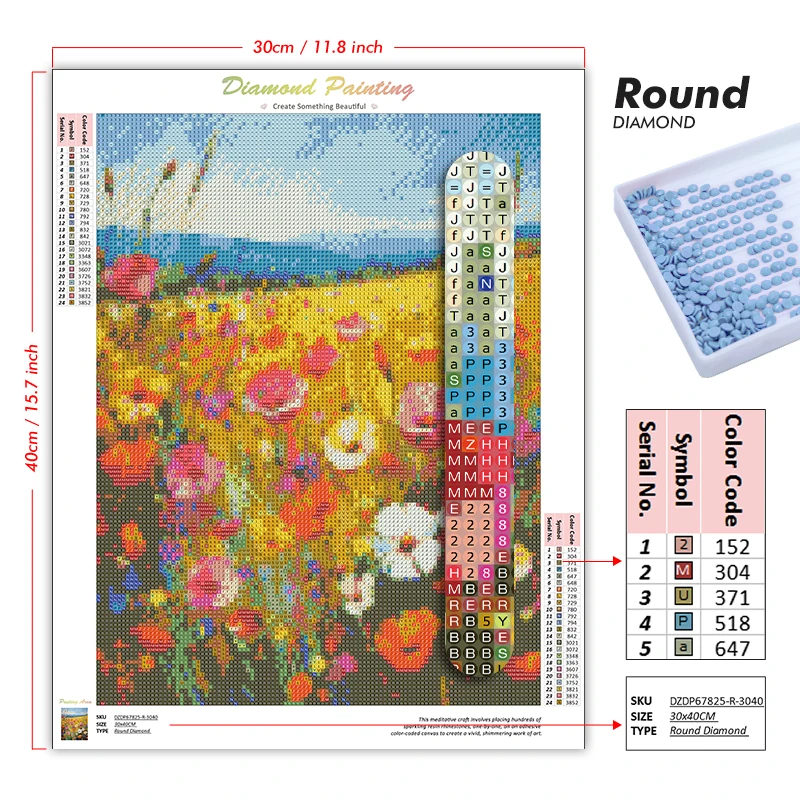 1pc frameless 5D DIY Diamond P - Resin Art Kits For Adults avis et prix