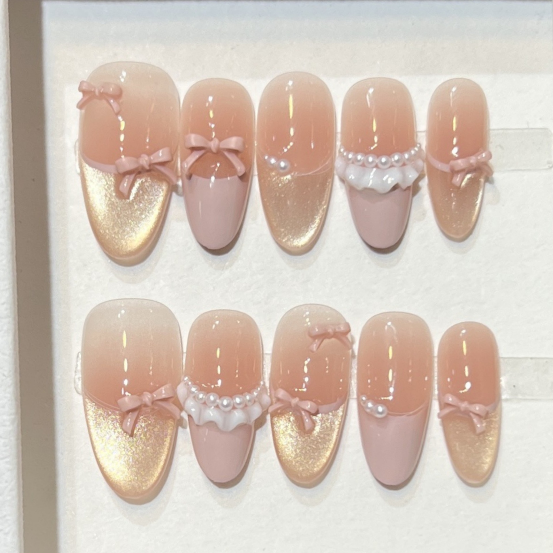 10pcs French Cat's Eye Handmad - Resin Art With Flowers avis et prix