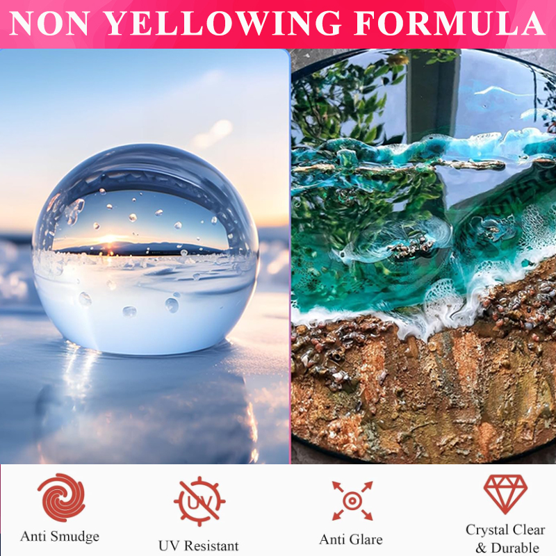 1:1 Crystal Clear Epoxy Resin  - Resin Art Table Top avis et prix