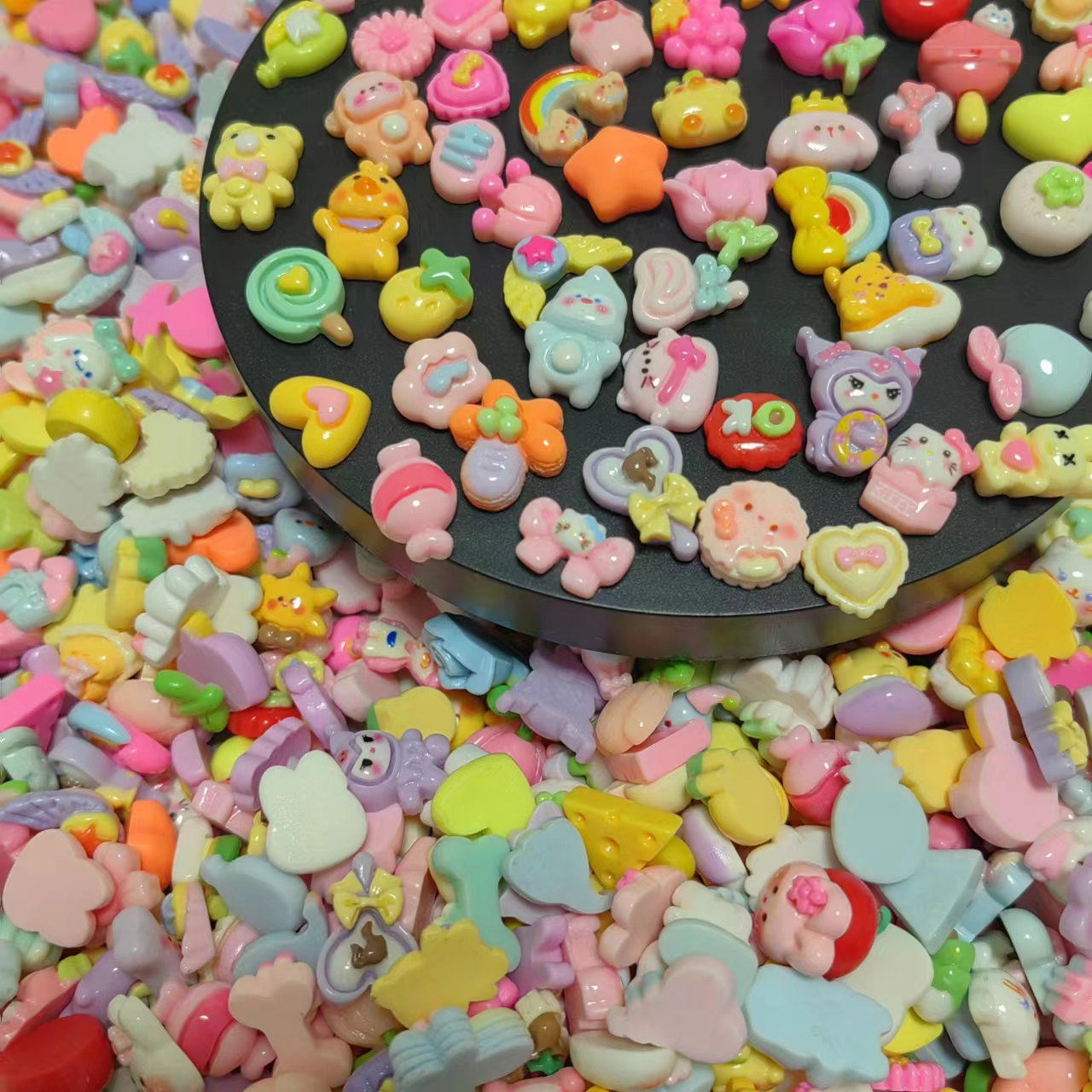 30/60Pcs Cute Resin Sweet Cand - Resin Art Earrings Material avis et prix