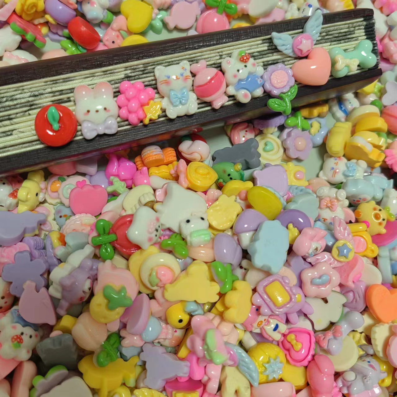 30/60Pcs Cute Resin Sweet Cand - Resin Art Earrings Material avis et prix