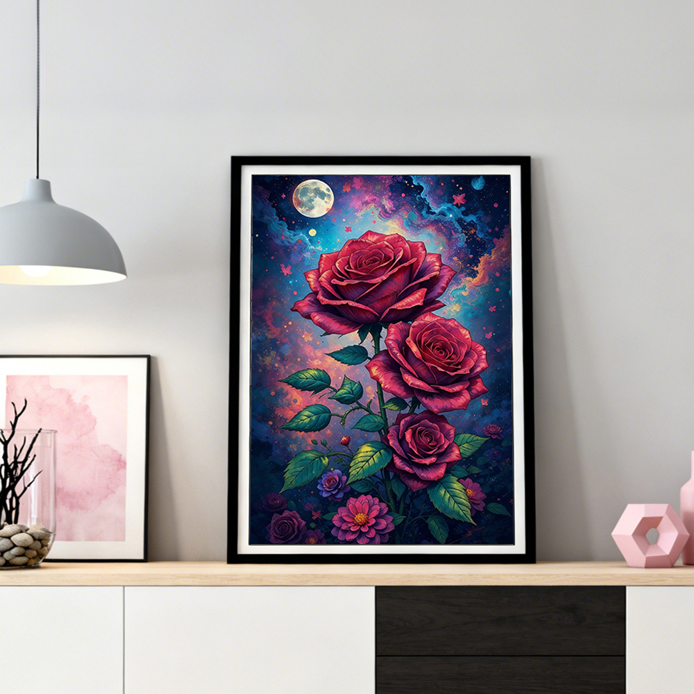 HUACAN Diamond Mosaic 5d Rose  - Resin Art Of Rose avis et prix