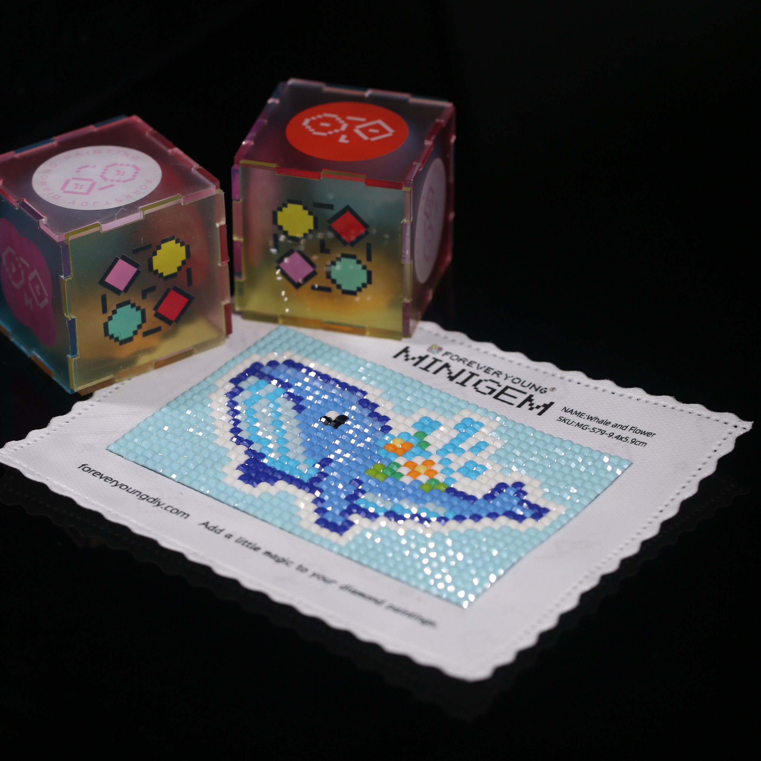 Minigem®: Whale and Flower 9.4 - Resin Art With Flowers avis et prix