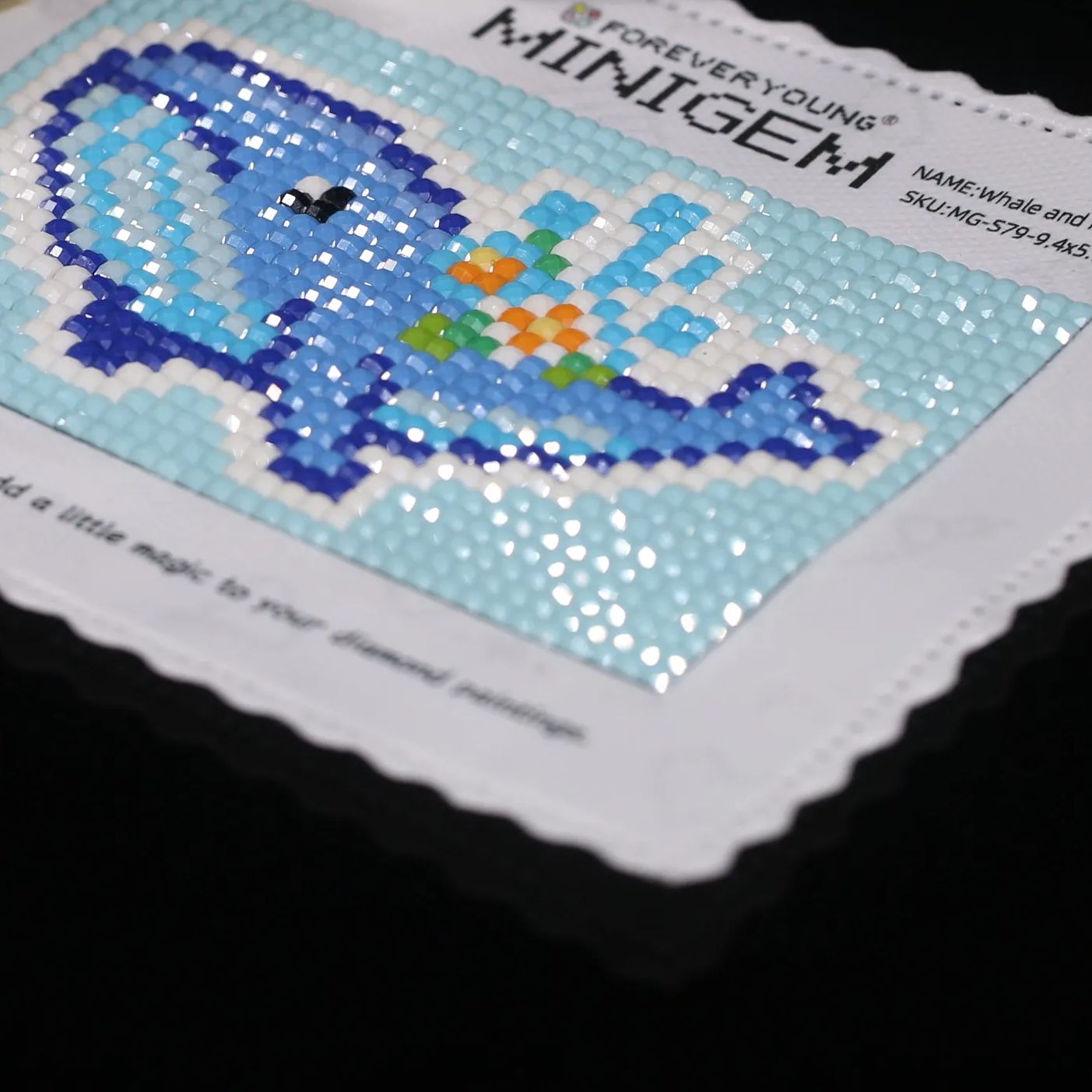 Minigem®: Whale and Flower 9.4 - Resin Art With Flowers avis et prix