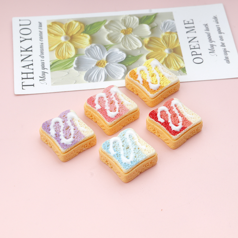 30/300pcs mini Toast Biscuits  - Resin Art Earrings Material avis et prix