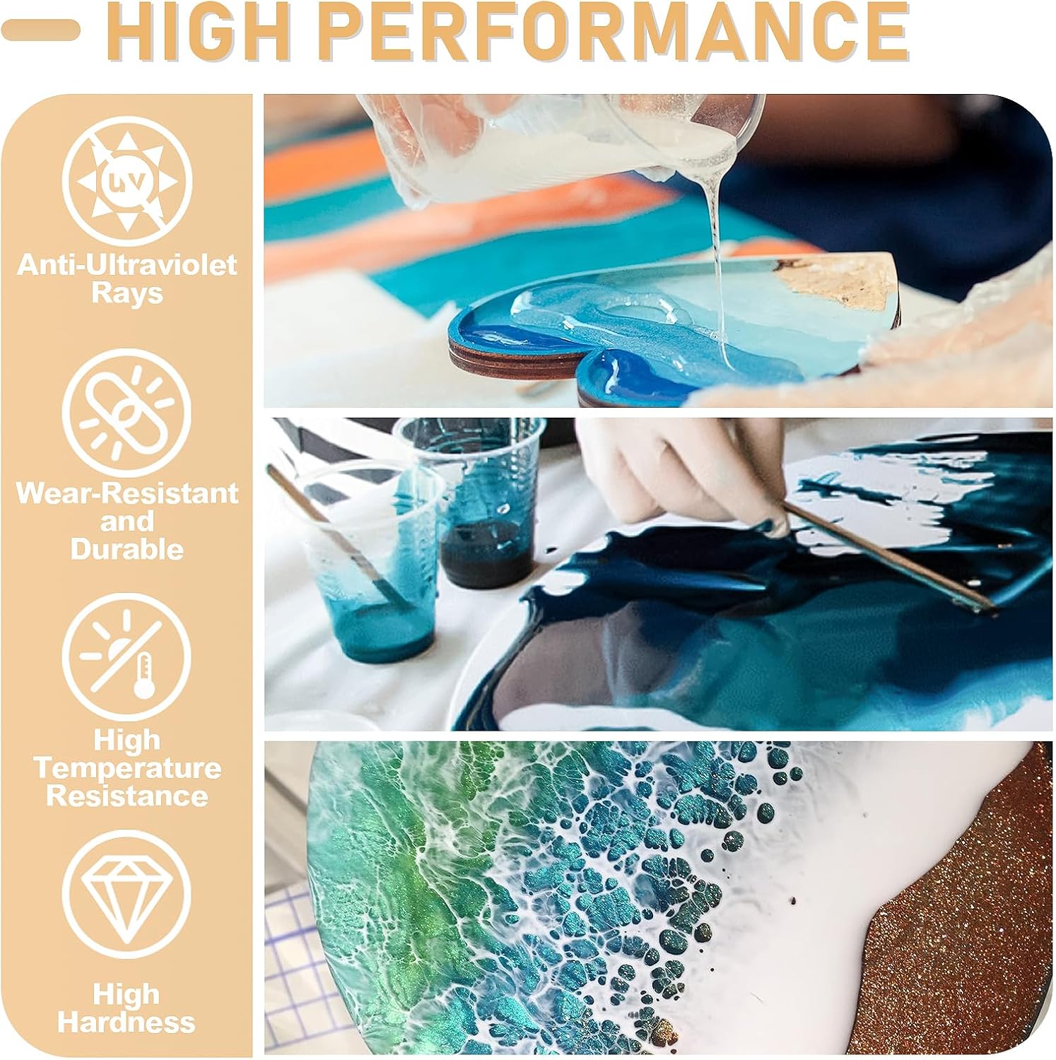 17.6oz/33.8oz AB Resin Epoxy G - Resin Art Table Top avis et prix