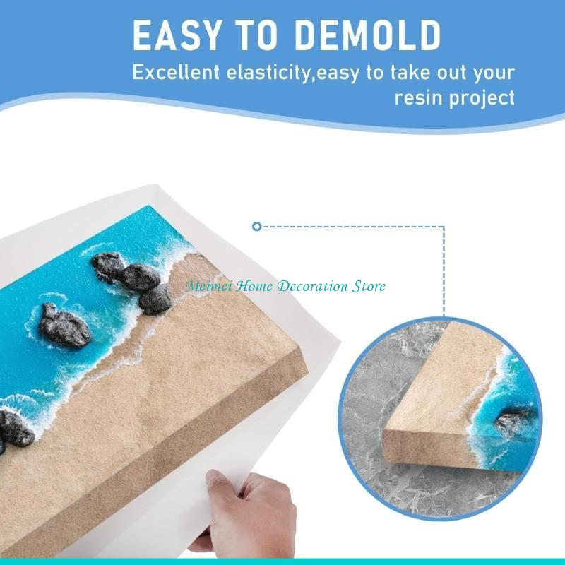H7BF Large Silicone Mould for  - Resin Art Easy avis et prix