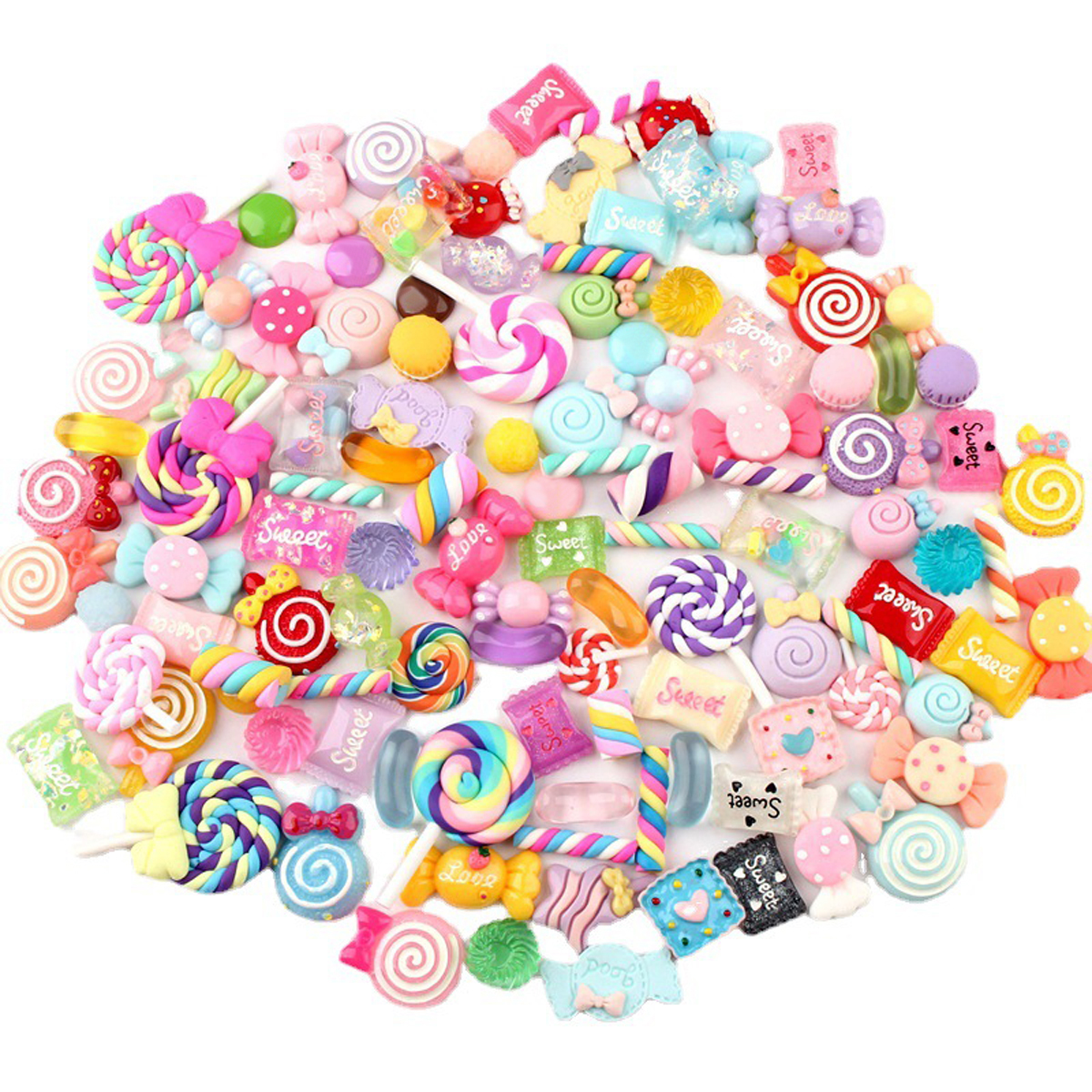30pcs Random Candy Slime Charm - Resin Art Notes avis et prix
