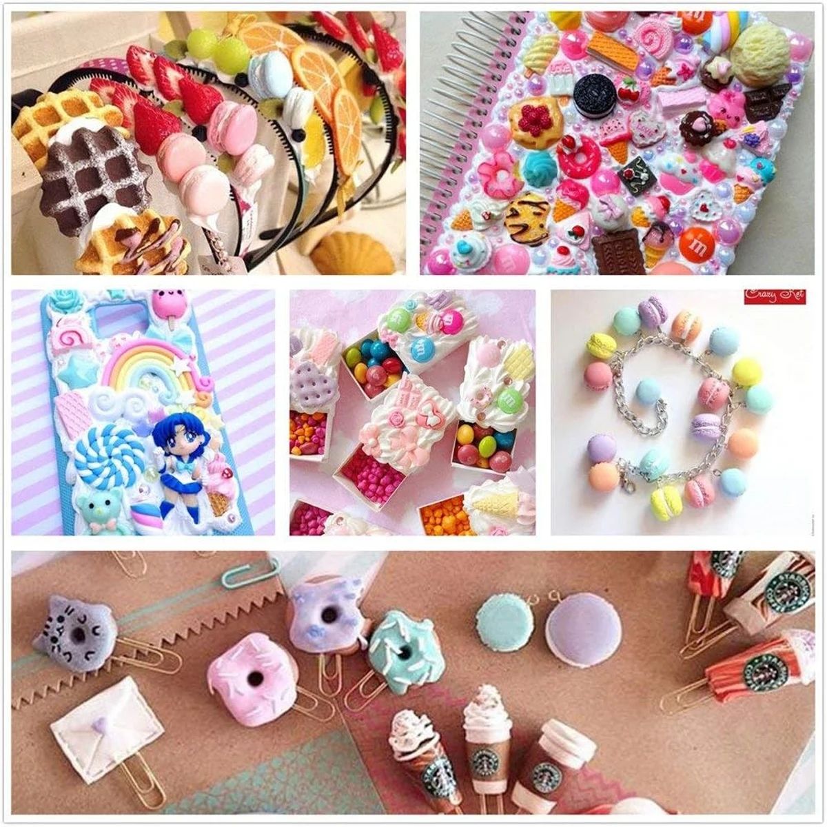 30pcs Random Candy Slime Charm - Resin Art Notes avis et prix