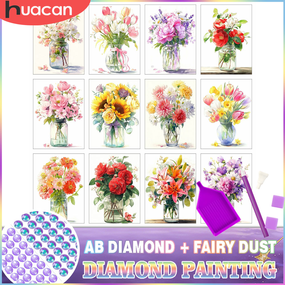 HUACAN Diamond Art Painting Ro - Resin Art Of Rose avis et prix