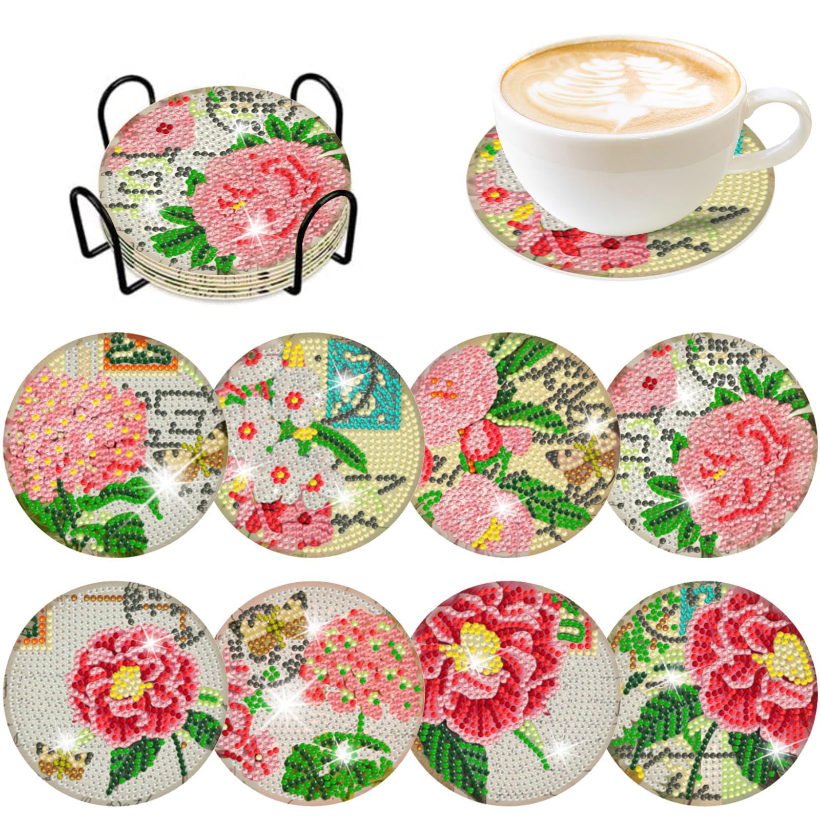 RUOPOTY 8pc/sets Diamond Paint - Resin Art Kits For Adults avis et prix