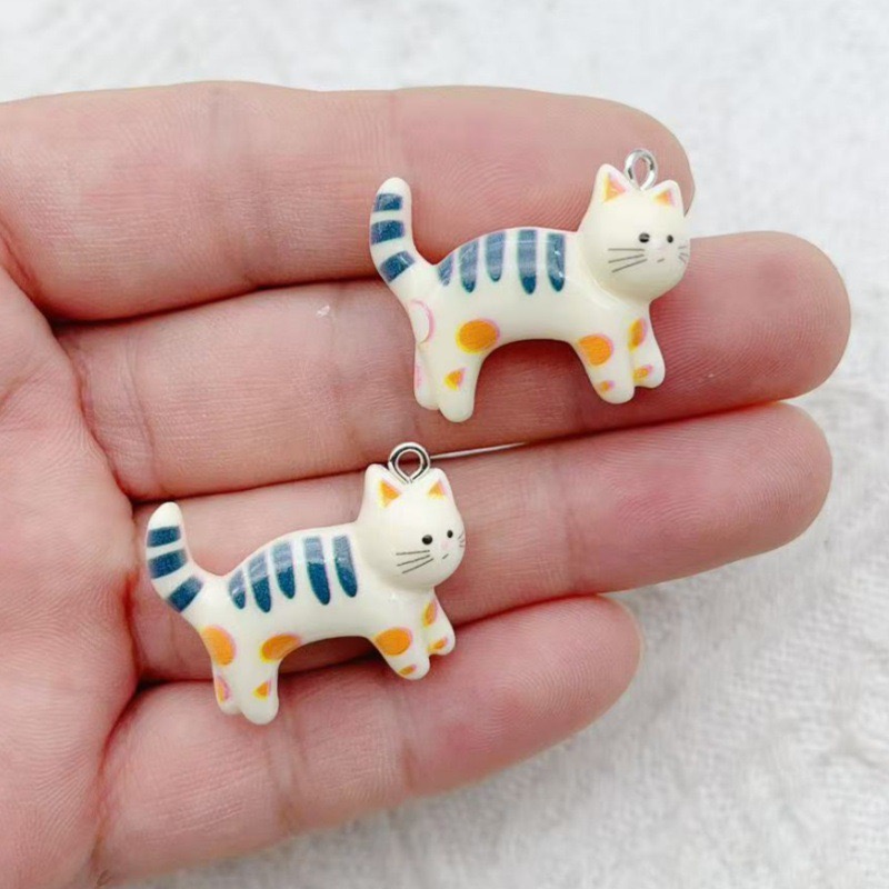 10pcs resin cartoon cat animal - Resin Art Pendant avis et prix