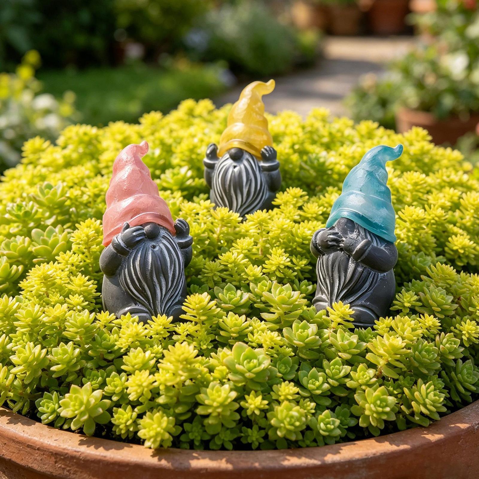 Decorative Garden Stakes 3-Pie - Resin Art With Flowers avis et prix
