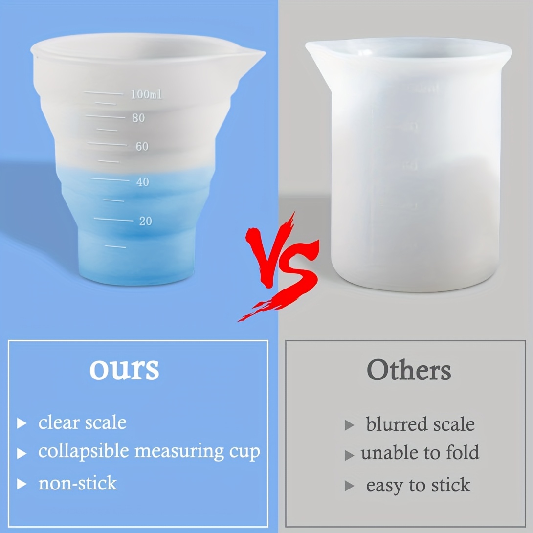 50-500ml Foldable Silicone Mea - Resin Mixing Cup avis et prix