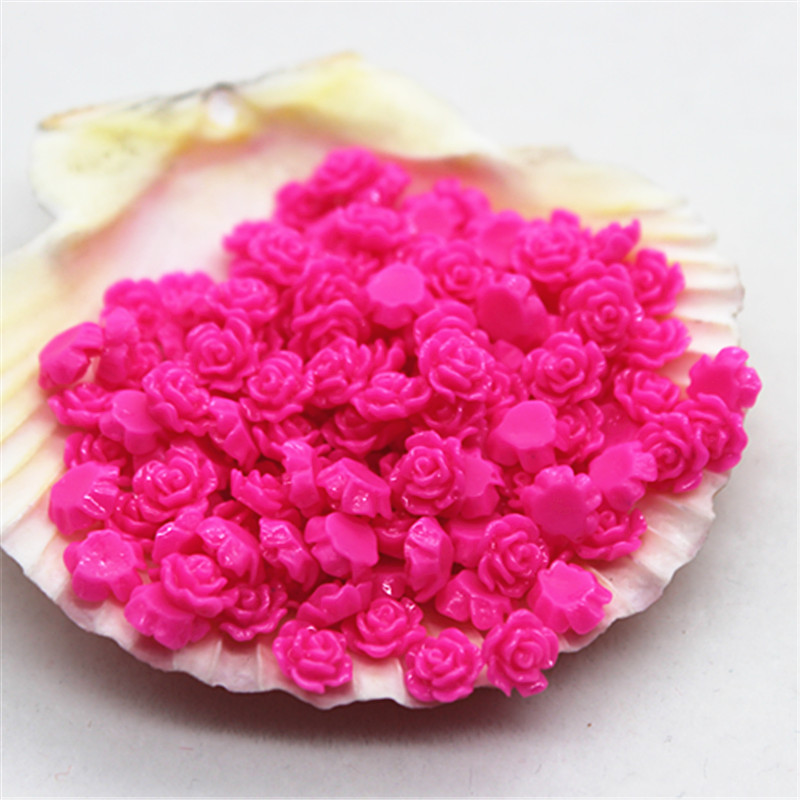 100pcs 6mm Resin Mini Rose Flo - Resin Art Of Rose avis et prix