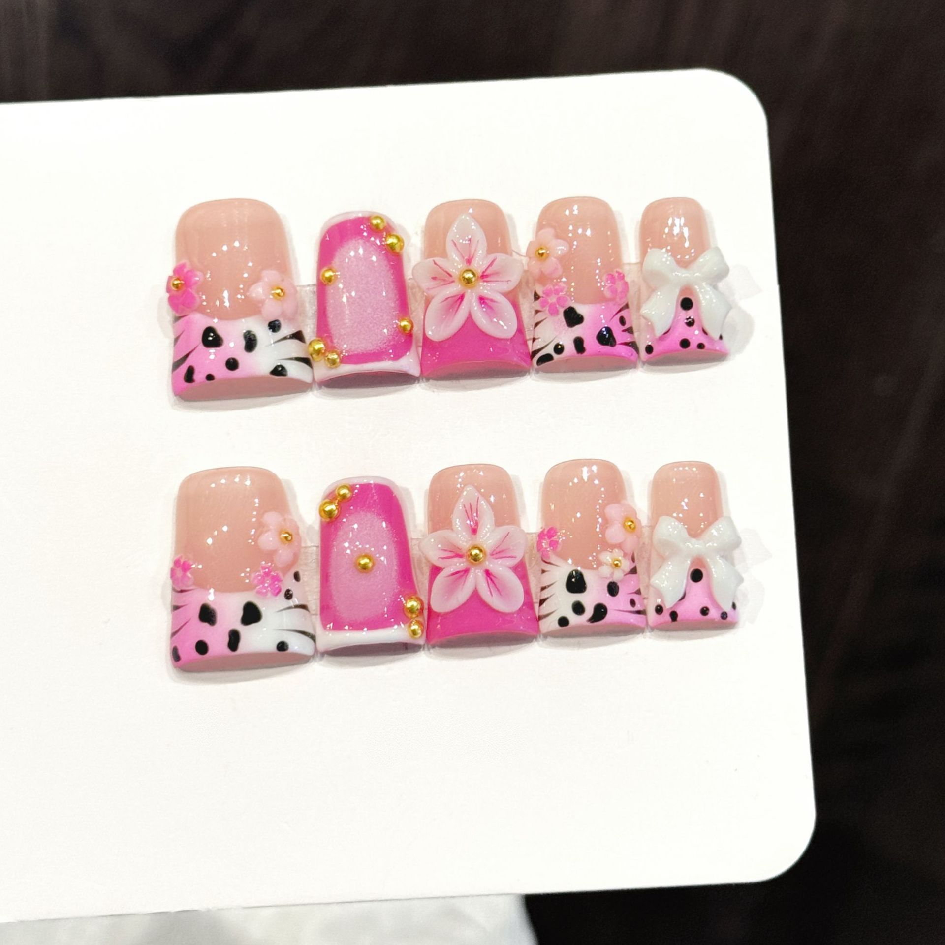 10pcs Pure Hand Pressed Duck N - Resin Art With Flowers avis et prix
